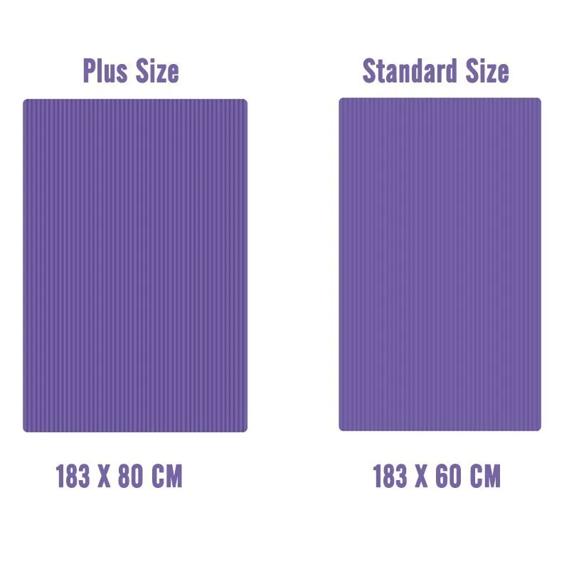 regular yoga mat size