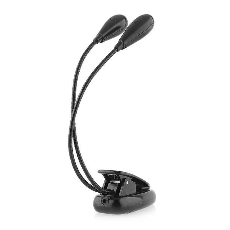 VKTECH 4 LED зажим держатель USB мощность Led Настольная лампа Battry питания мини