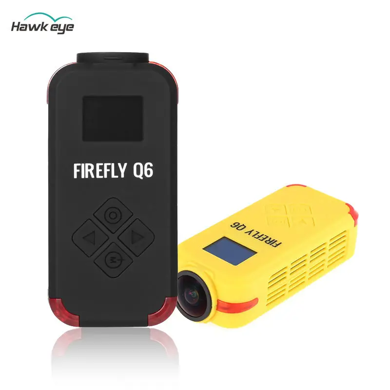 

Hawkeye FIREFLY Q6 Airsoft 1080P / 4K HD Multi-functional Sports Camera Action Cam Black Yellow For FPV Racer Part Drone Accs