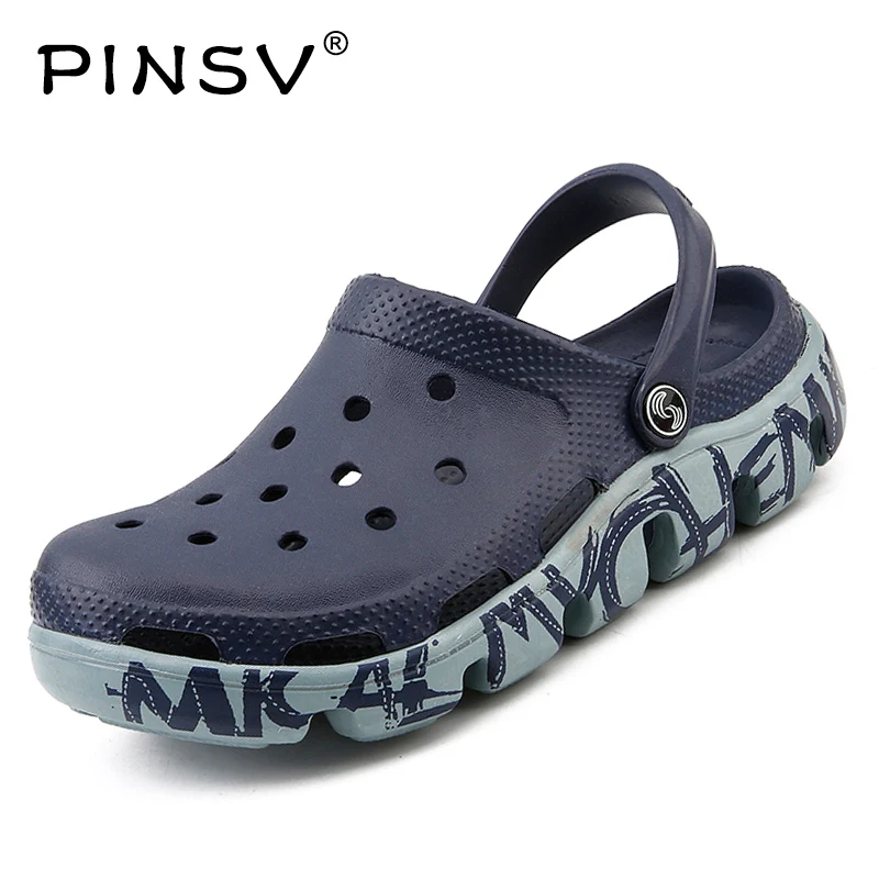 Men Clogs Crocse Outdoor Mens Sandals Summer Beach Sandals Croc Shoes Erkek Sandalet Sandale Homme Sandalias HomemSize 39-47