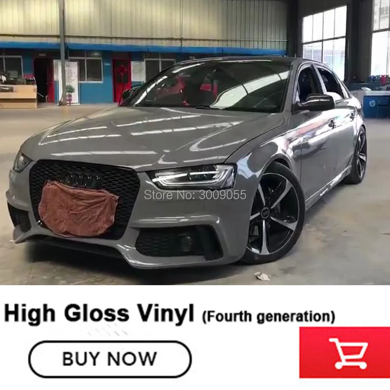 

High-end Nardo Grey Wrap Gloss Dark GrayBrightest Raw material Non fading Non degumming Brightest surface