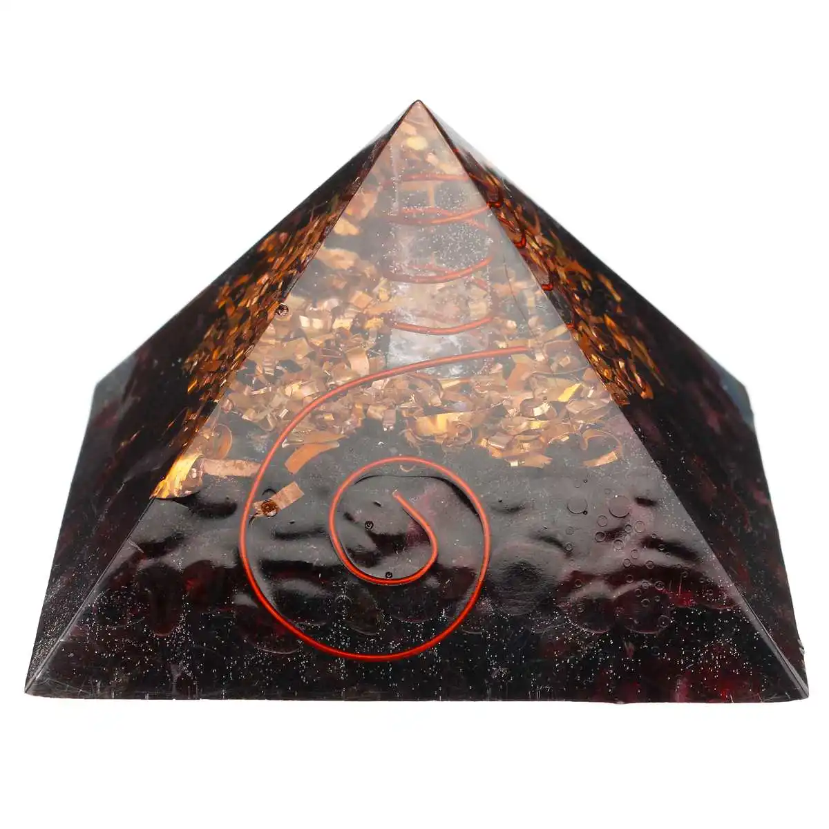 65-75mm Natural Quartz Crystal Pyramid Gemstone Feng Shui Stone Yoga Energy Healing Stone Home Garden Craft Decoration New