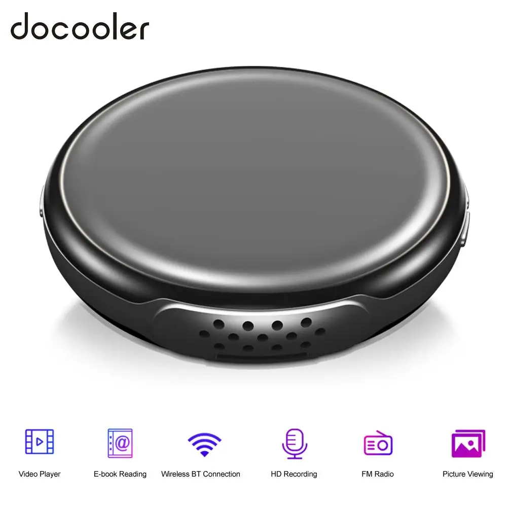 Портативный mp3 плеер docooler RUIZU M1 8 ГБ Bluetooth 4 0 1 44 дюйма TFT экран 3 5 мм|MP3-плееры| |