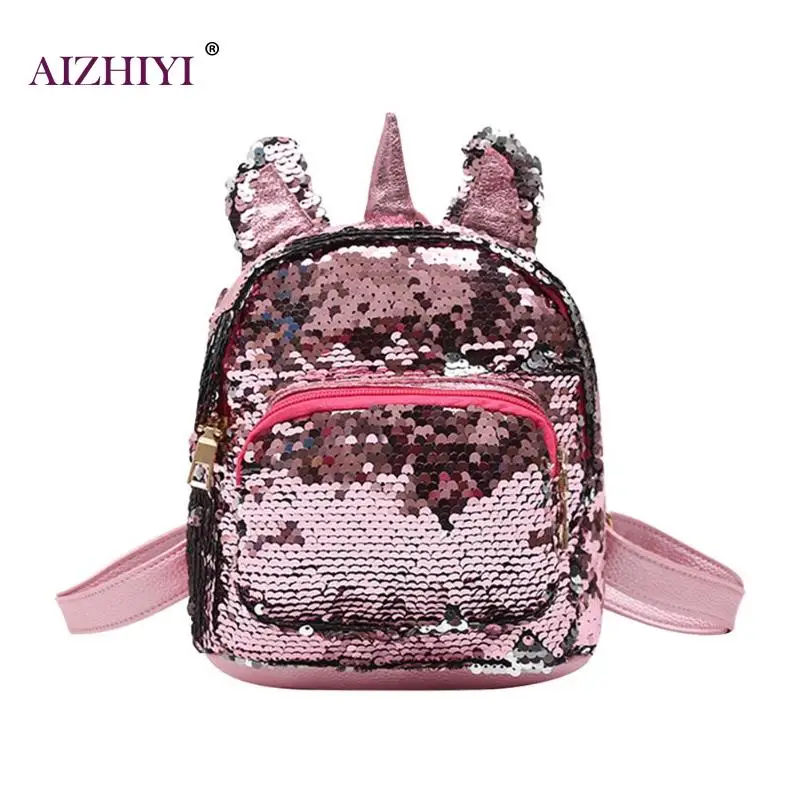 

New Women Sequins Backpack Cute Girl Schoolbags For Teenage Student Travel Satchel Female mochila de couro Packpack School Bag