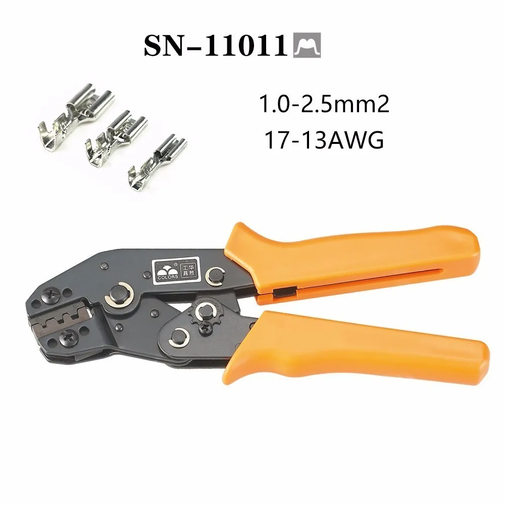 Free Shipping Crimp Pliers Crimping Tool Wiring Bare Insulation Ratchet Terminals Sn 01c 0725 02b 11011 02 06|Точильные камни| |
