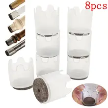 8 шт мебель круглый стул ноги коврик гибкий пол царапины Силиконовый протектор слайдер ноги крышка мебель чехлы 4,2X3,5 см