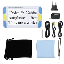 5IN HD электронный визуальный увеличитель цифровой видеолупа с низким видением 4~ 32X