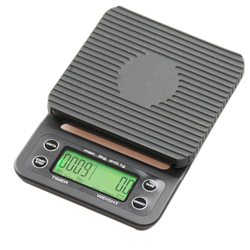 IALJ Top Coffee Digital Scale Kitchen Household Weigh Rushed Direct Limited 0.1g With Timerin