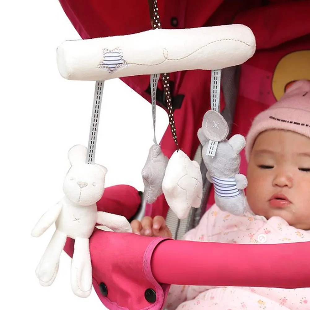 

Soft Infant Crib Bed Stroller Toy Spiral Baby Rattle Toys For Newborns Car Seat Baby Towel Education Toys For Baby Gift