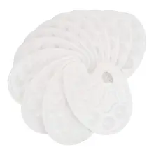 Новые-белые поддоны для краски с отверстием для большого пальца-12 упаковок