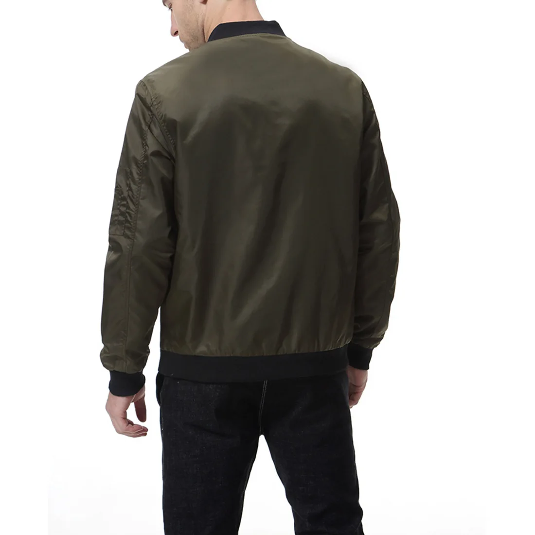 2019 New Autumn New Large Size Men's Collar Collar Color Ribbon Flying Suit Jacket Jacket Men's Baseball Uniform XY987