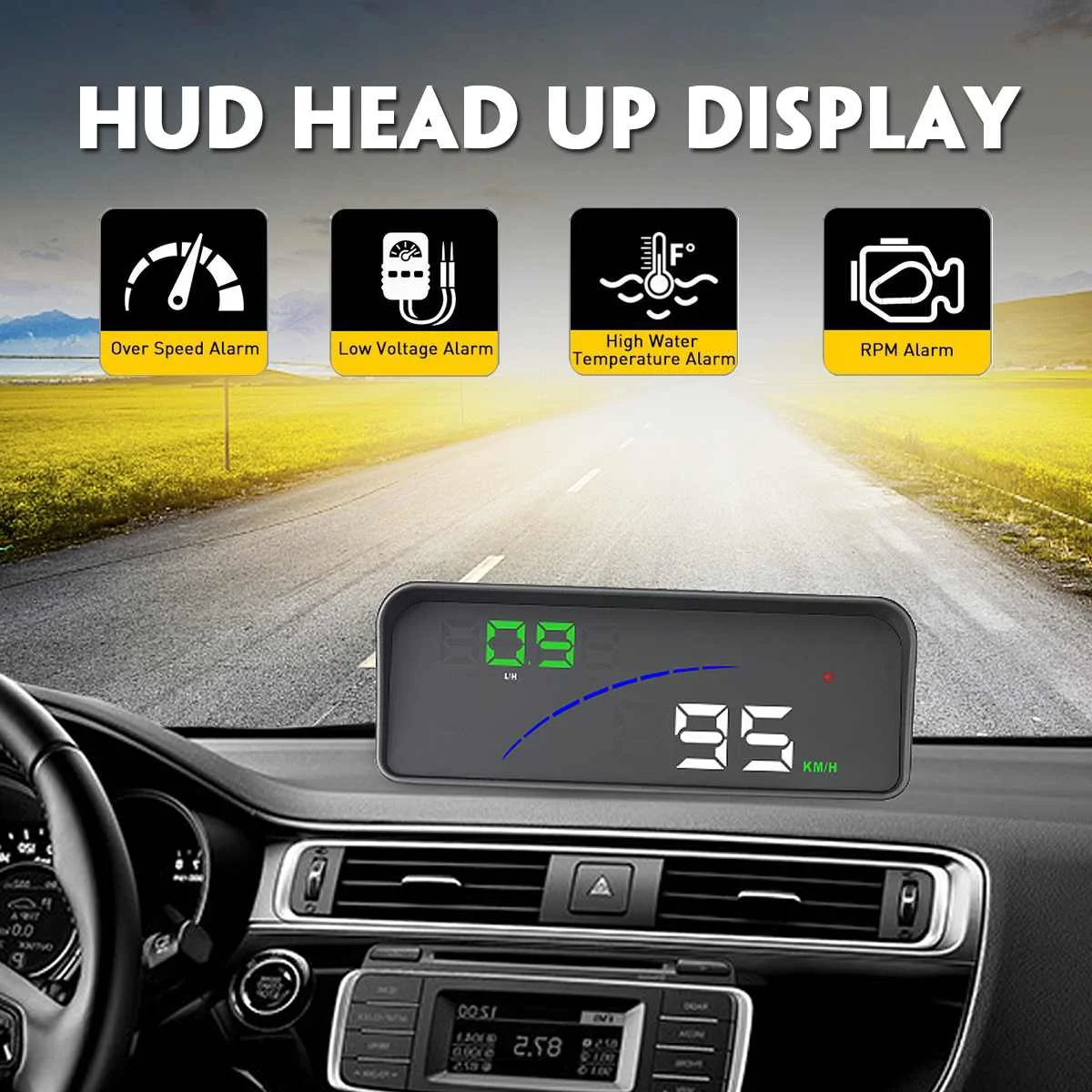 

Multi-function Auto Head Up Display Computer OBD2 and EUOBD port Car automatic diagnosis system HUD Car Head-Up Display