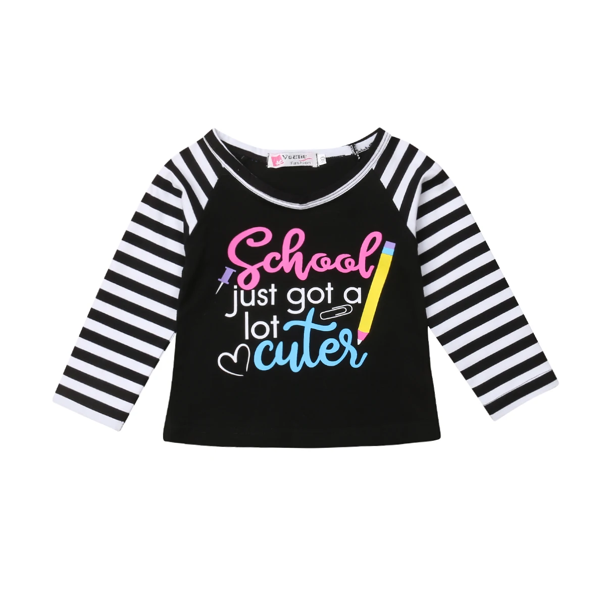 

Newborn Infant Baby Girl Boy Striped Long Sleeve T shirt Tops Clothes Cotton Autumn Spring Tee Shirt