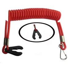 Части двигателя безопасности морской мотор троса подвесной Kill Lanyard лодка стоп-переключатель для Yamaha