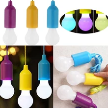 Открытый Сад Кемпинг подвесной светодиодный источник освещения лампа умная лампочка Люстра портативный светодиодный шнур лампочка