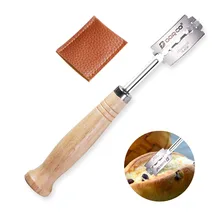 KHGDNOR хлебная форма-резак для украшений из нержавеющей стали Кондитерский Резак Европейский хлеб изогнутый дугой нож с 4 сменными лезвиями