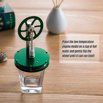 

STARPOWER Low Temperature Stirling Engine Motor Model Steam Heat Experiment Educational Toy Fully Assembled