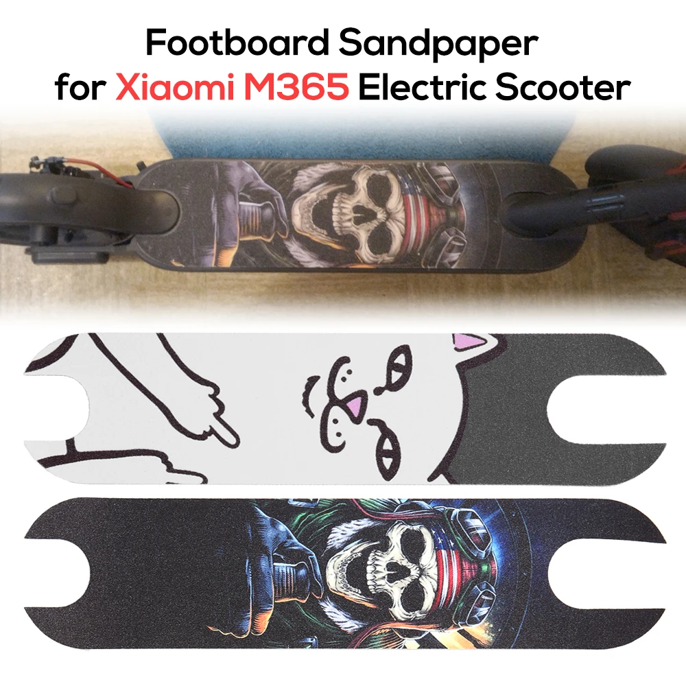 

Electric Scooters Creative Sticker Anti-slip Footboard Sandpaper Sticker Pedals Rough Tape for Xiaomi Mijia M365 Scooters