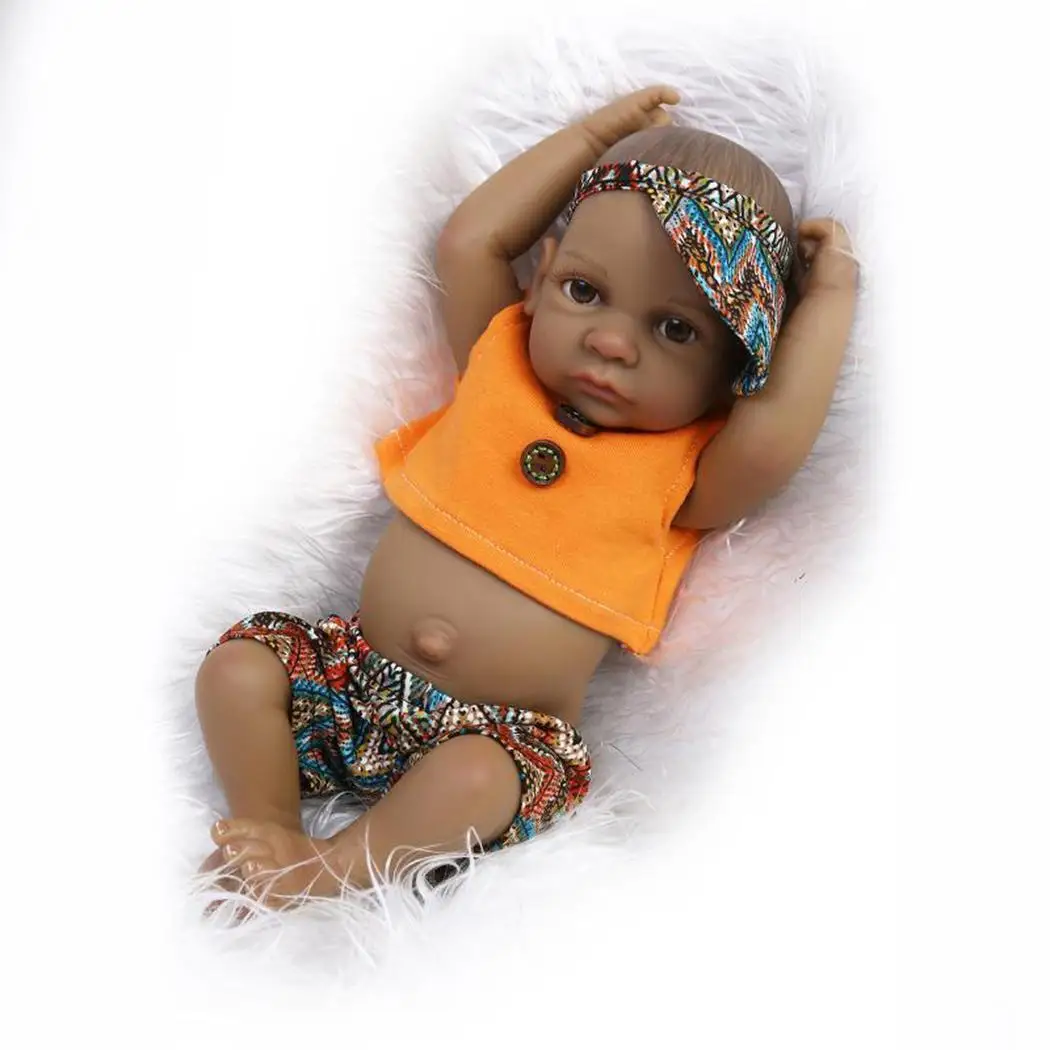 

bebes reborn doll 10'' New Handmade Silicone reborn baby adorable Lifelike toddler Bonecas girl kid menina de silicone lol doll