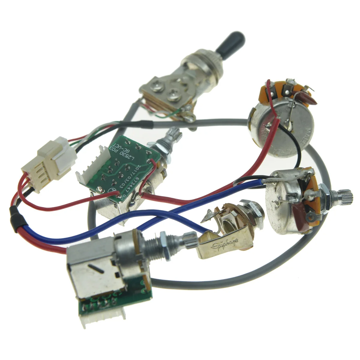 Genuino Epi Lp Pickup Chitarra Elettrica Pro Cablaggio Con Push Pull Pentole Nessuna Saldatura