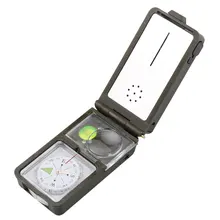 10-в-1 уличный компас Выживание Военный походный Пеший Туризм ящик для инструментов Комбинации Набор для компаса многофункциональная