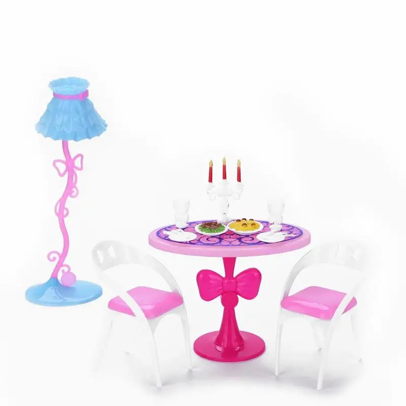 Kids Cute Bedroom Toy Girls Pretend Play Doll Furniture Educational ...