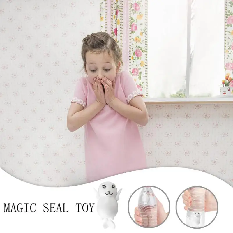 

Small Seal Toy Magical Small Seal Rotating Float Water Magic Props Kids Educational Toys Science Educational Pet Gift