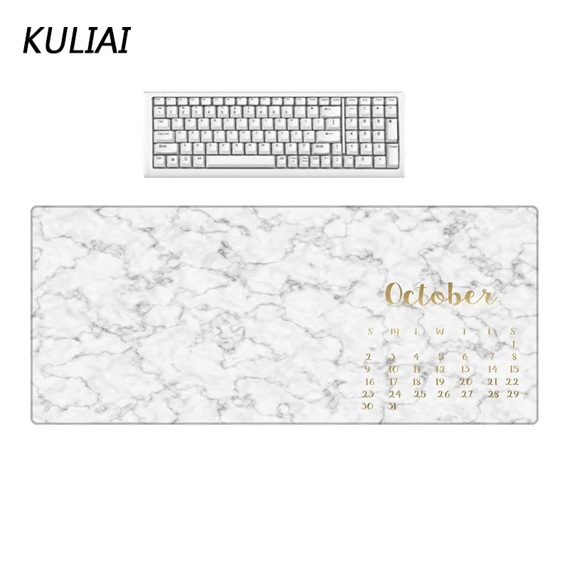XGZ белый и черный золотой текст мрамор с узором коврик для мыши 400X800X3 мм Резиновый моющийся домашний офис ПК ноутбук игры коврики для мыши