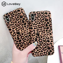 Lovebay леопардовый чехол для телефона чехол для iphone 7 чехол Роскошный мягкий модный чехол для iphone 11 Pro XS Max XR X 6 6S 7 8 Plus