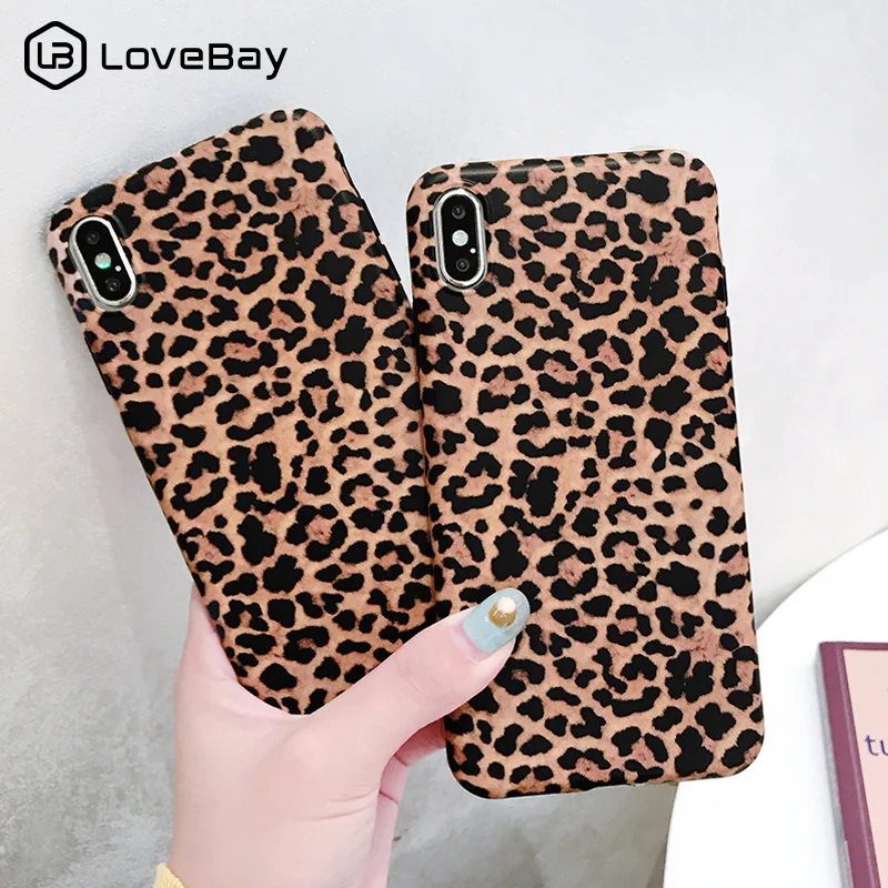 Lovebay ليوبارد طباعة غطاء إطار هاتف محمول ل iphone 7 حالة الفاخرة لينة حالات الأزياء قذيفة ل iphone XS ماكس XR X 6 6 S 7 8 زائد