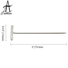 12 шт. 5,1 см/2 ''t шпильки Вышивка крестом иглы для парик на головка из вспененного материала манекен головы Вышивание салонная укладка инструменты решений искусственные