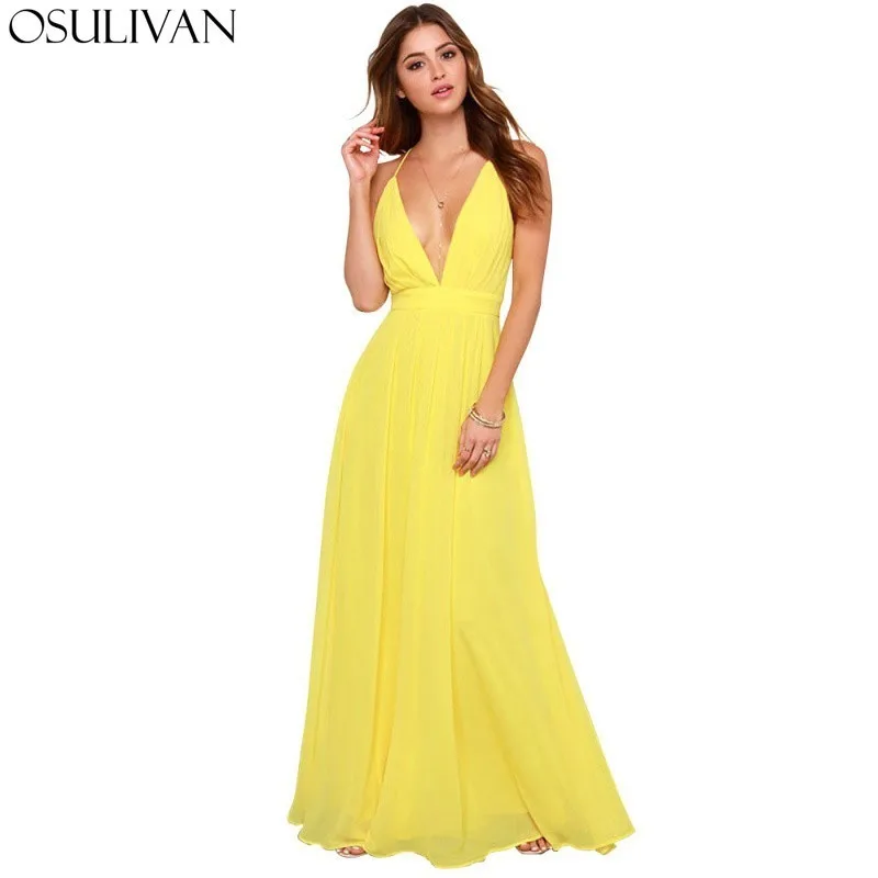 

OSULIVAN Dress Strand Jurkjes Women Dress Zomer Jurk Vestidos Spaghetti Strap Solid Bohemian Sexy Beach Streetwear Casual