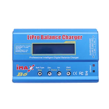 

IMax B6 50W 5A Battery Balance Charger With 12V 5A Power Supply XT60 Parallel Board for RC FPV Racing Drone Models Spare Parts