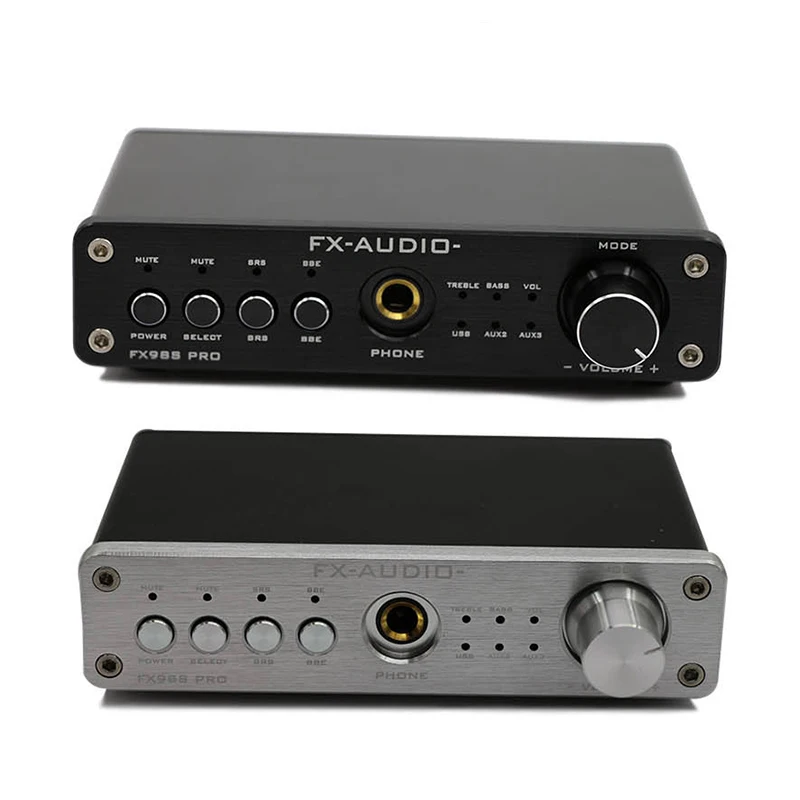 FX Audio 98S PCM2704 NJW1144 MAX9722 120 Вт HIFI усилитель для наушников DAC USB декодер аудио звука 12 В