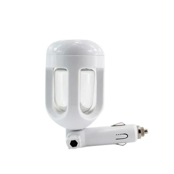 

EAS-Car Portable Mini Humidifier Can Rotate Atomized Aroma Diffuser Air Purifier White