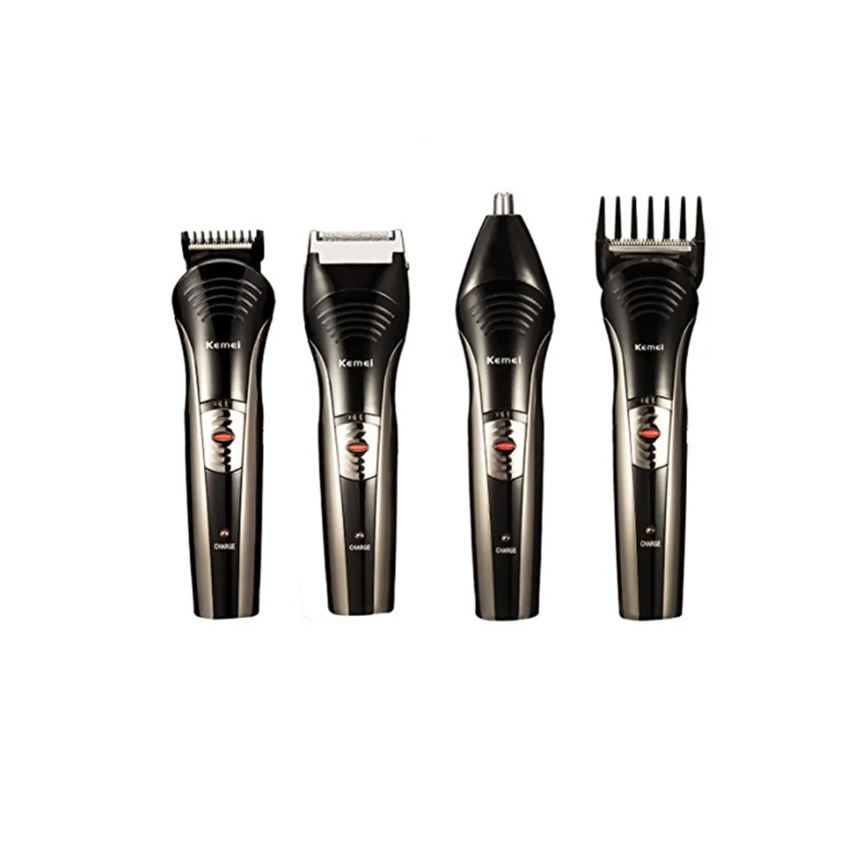 Kemei 7in1 Cordless Mens Clipper Nose Beard Ear Grooming Hair Cutting Trimmer Shaver Brush Men Electric Hair Cutting Machine