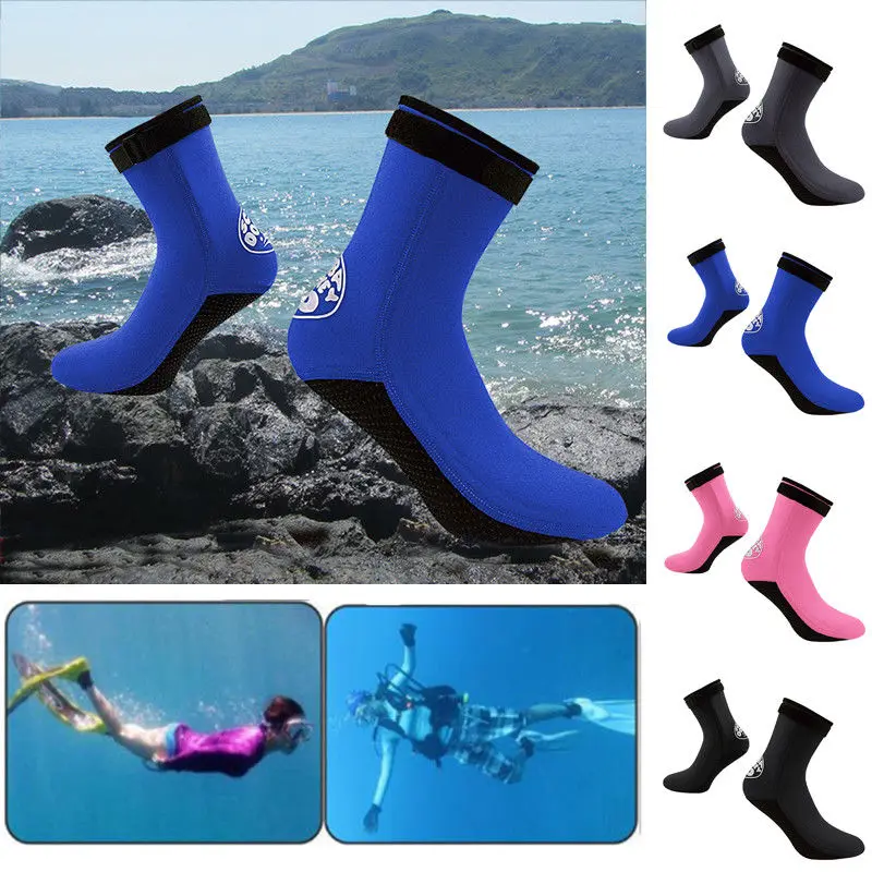 Men Women Outdoor Sport Neoprene Scuba Diving Swim Snorkeling Socks Surf Beach Bootsin Men's