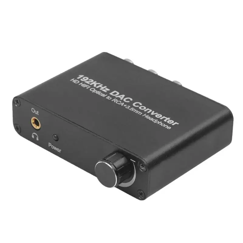 5.1CH Digital Audio Converter 192 KHz DAC Converter HD Hifi Optical to