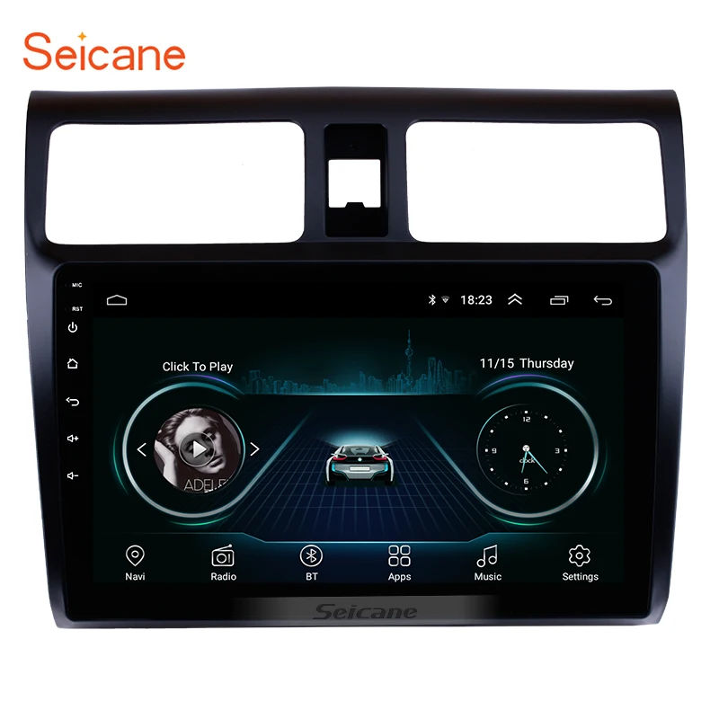 Seicane 10,1 дюймов для 2005-2010 Suzuki Swift Android 8,1 HD сенсорный экран gps навигация Радио Цифровое ТВ Зеркало Ссылка 3g Wifi SWC