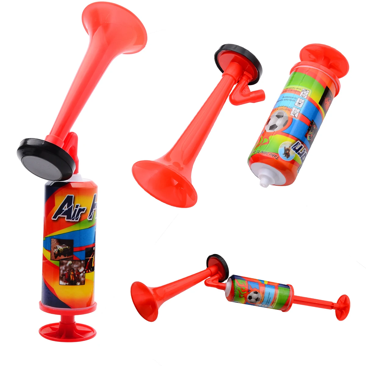 

New Handheld Small Air Horn Pump Loud Noise Maker Football Basketball Cheerleading Tool for Parties Sports Events