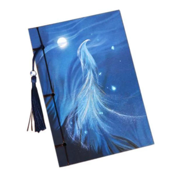 

Vintage tassel Notebook Vintage Style Notebook Diaries Notebook with Tassel # 14