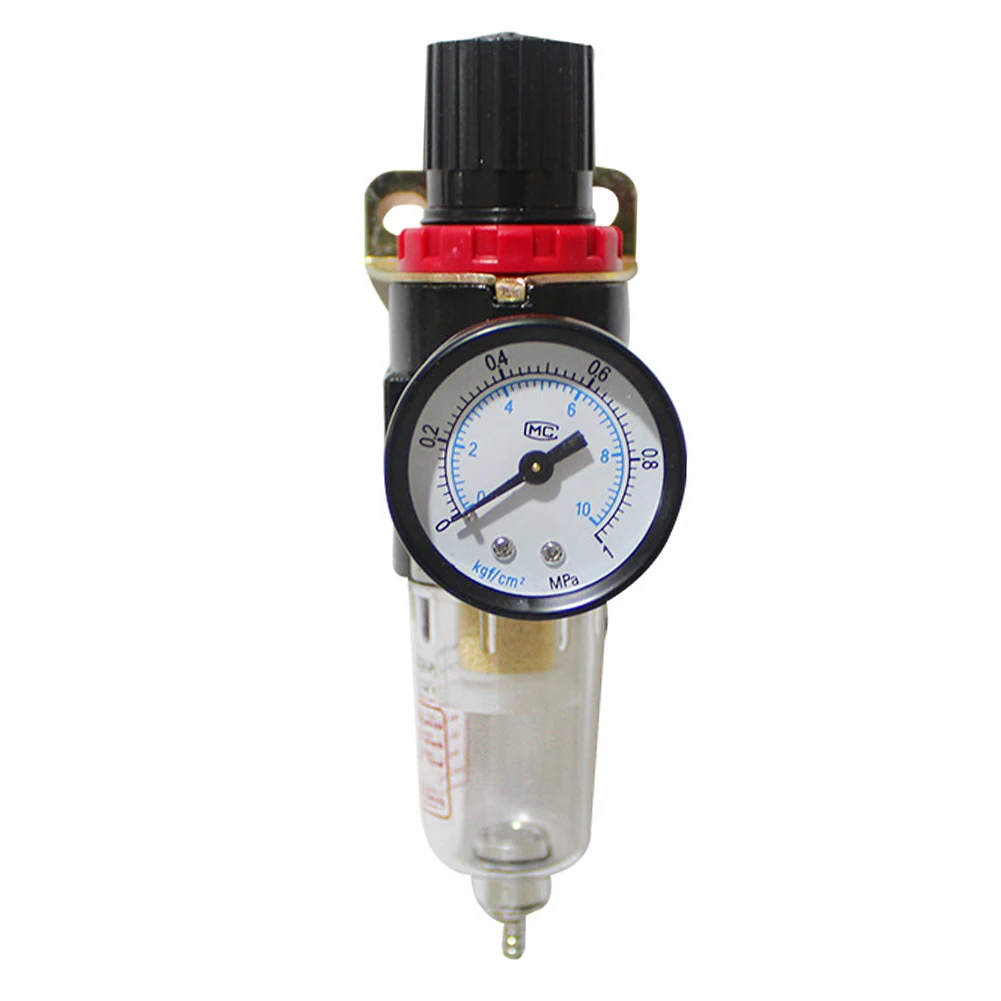 

AFR2000 Regulator Air Compressor Kit Valve Trap Gauge Pressure Reducing Filter Oil-Water Separator Tools #1126