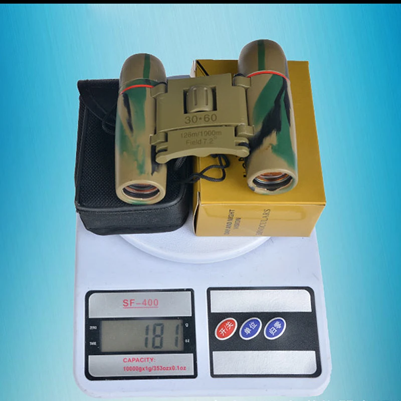 هدية عيد ميلاد الحفل استخدام في الهواء الطلق تلسكوب 30x60 تلسكوب مجهر التمويه منخفضة ضوء مستوى للرؤية الليلية HD عالية الطاقة