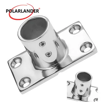 

Fit Boat Rectangular Base Yachts Boats Accessories Stainless Steel 1" 25mm 90 Degree Hand Rail Fitting Marine Tube Pipe