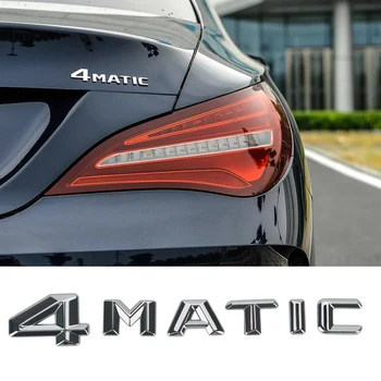 

4MATIC Letter Logo For Mercedes Benz AMG GT C E S Class W246 W204 W205 W210 W211 W212 W213 GLB Rear Trunk Sticker 3D Accessories