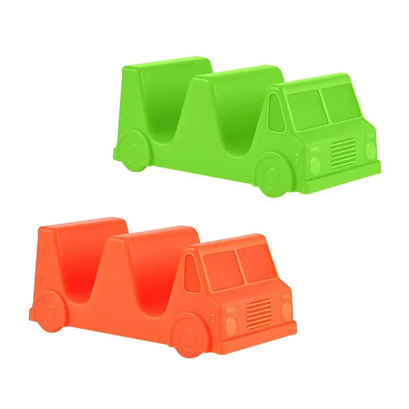 

Cute Storage Shelf Mexican Food Truck Tray Taco Holder Tortilla Roll Clips Car Shape Pancake Rack Kitchen Gadgets Accessories