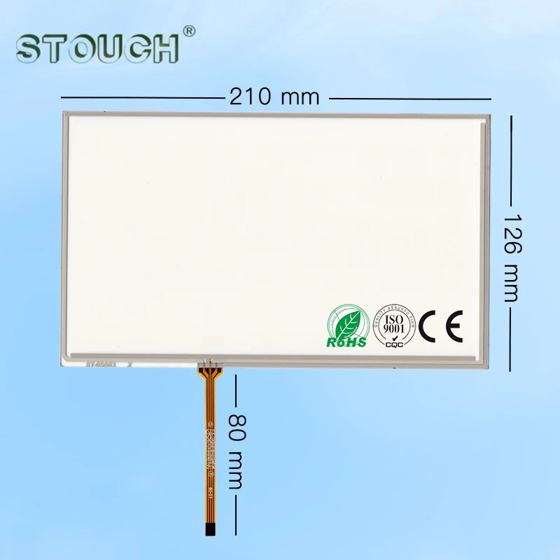 9 ''резистивный экран 4 PIN 210*126 для DVD Цифровая фоторамка ZJ090NA-03B/AT090TN10/HSD090IDW1