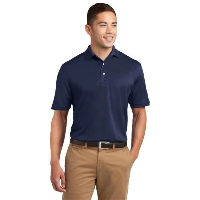 Sport-Tek TK469 Mens Dri-Mesh Polo T-Shirt Navy - Extra Large Tall |