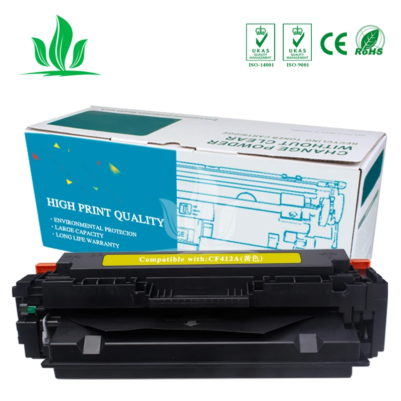 

2Y CF410A Compatible Toner Cartridge CF410A CF410 CF411A CF412A CF413A for HP Color LaserJet Pro MFP Printer