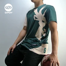 DPOY, фирменный дизайн, быстросохнущие футболки, баскетбольные тренировочные топы, спортивные мужские футболки для фитнеса